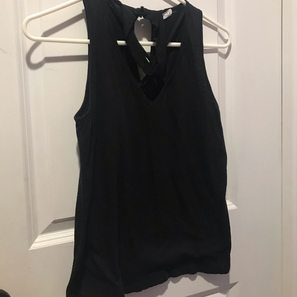 Black tank with choker attached